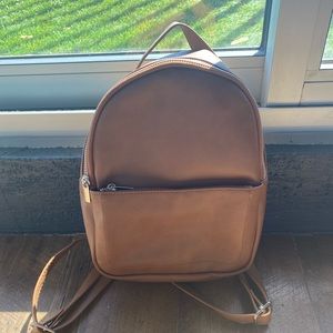 Brown Mini Backpack